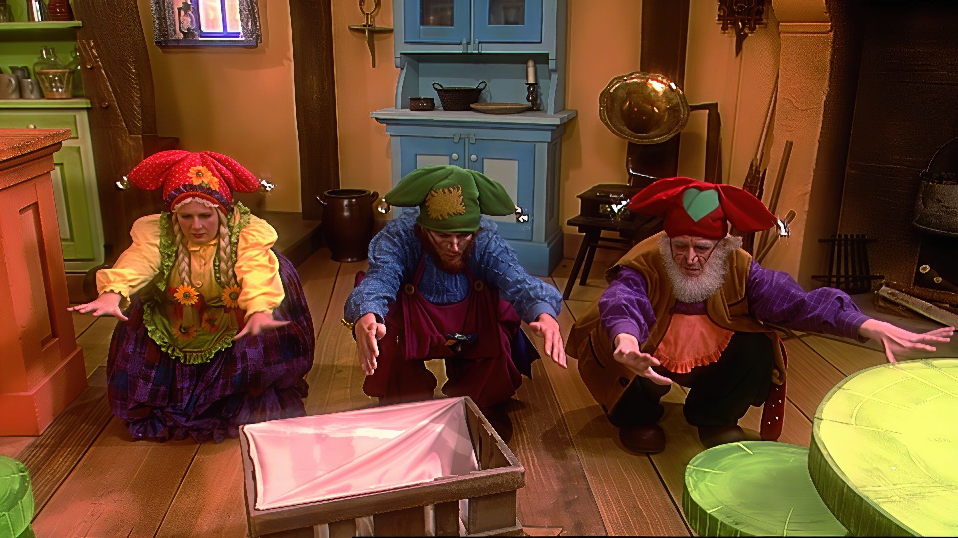 Schlünzi gibt Turnunterricht