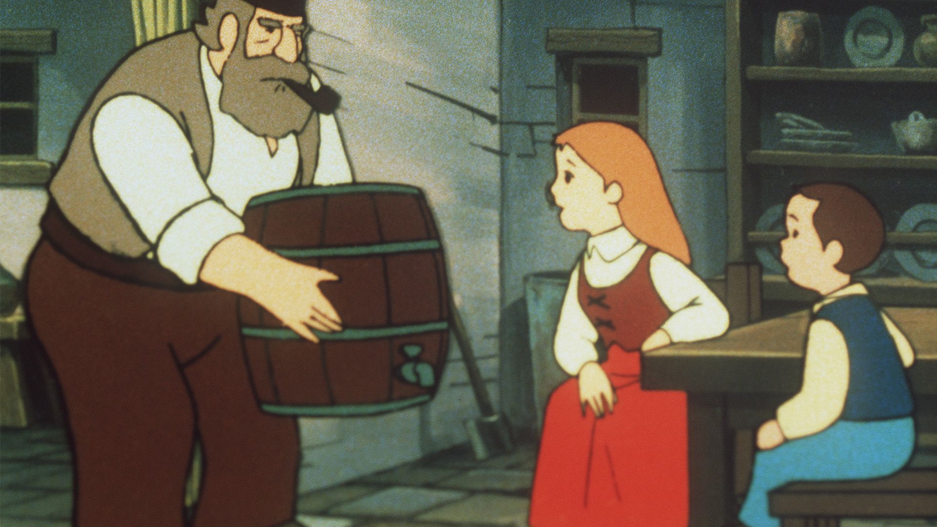 Grossvater und Enkelsohn