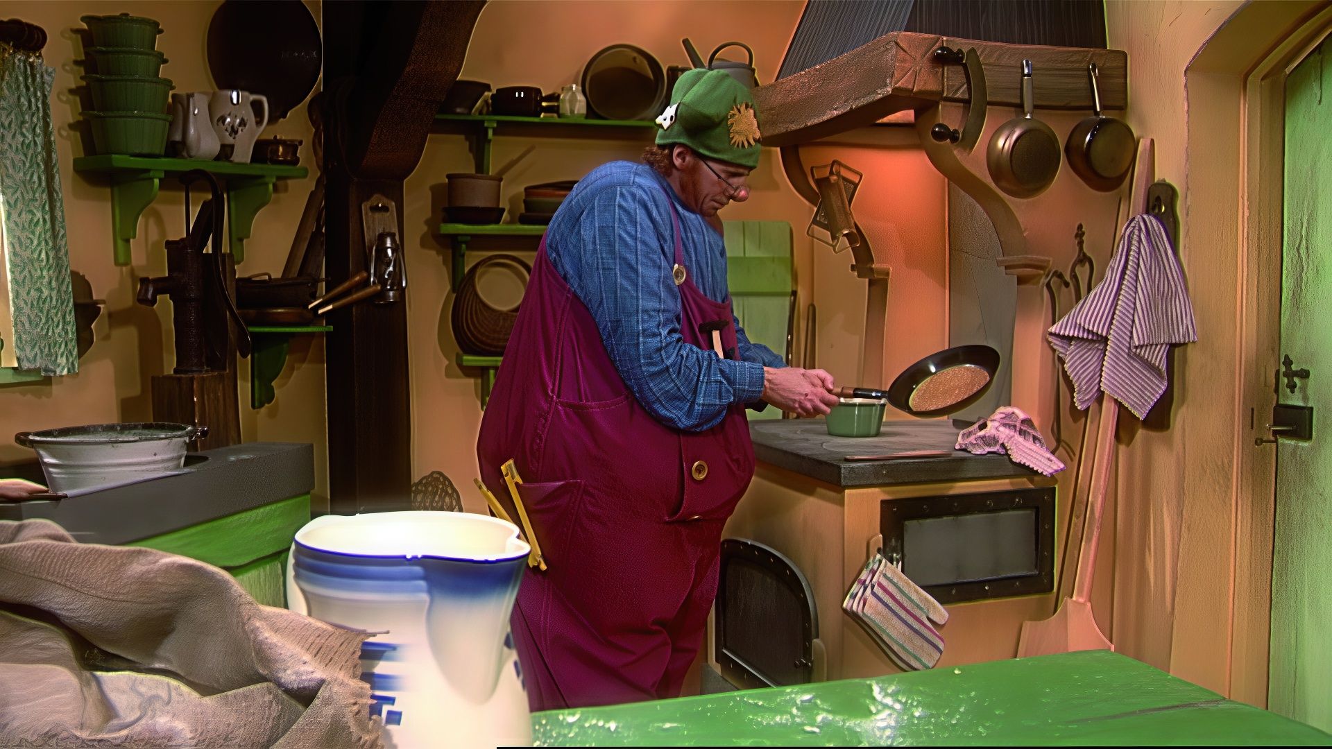 Schlünzi macht Pfannkuchen