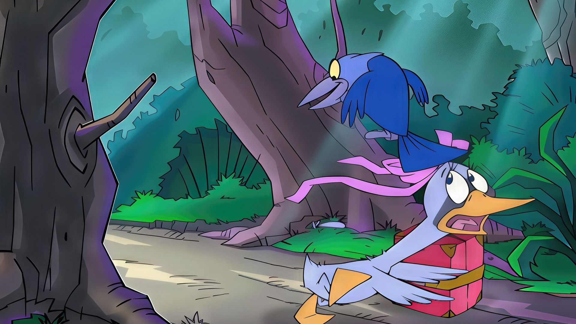 Das hässliche Entlein auf der Flucht