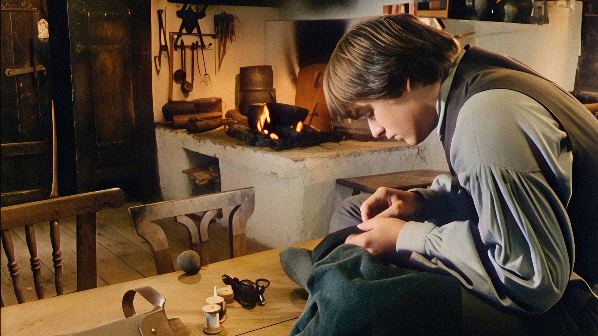 Eine Winternacht auf dem Berg