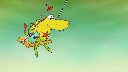 Molly Monster - die kleine Monsterin Molly Monster - die kleine Monsterin - Staffel 1 Folge 16: Die Schaukel