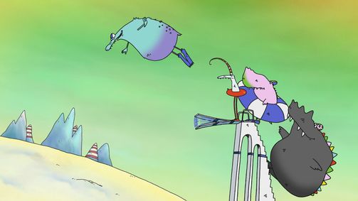 Molly Monster - die kleine Monsterin Molly Monster - die kleine Monsterin - Staffel 1 Folge 14: Schwimm, schwimm, schwimm
