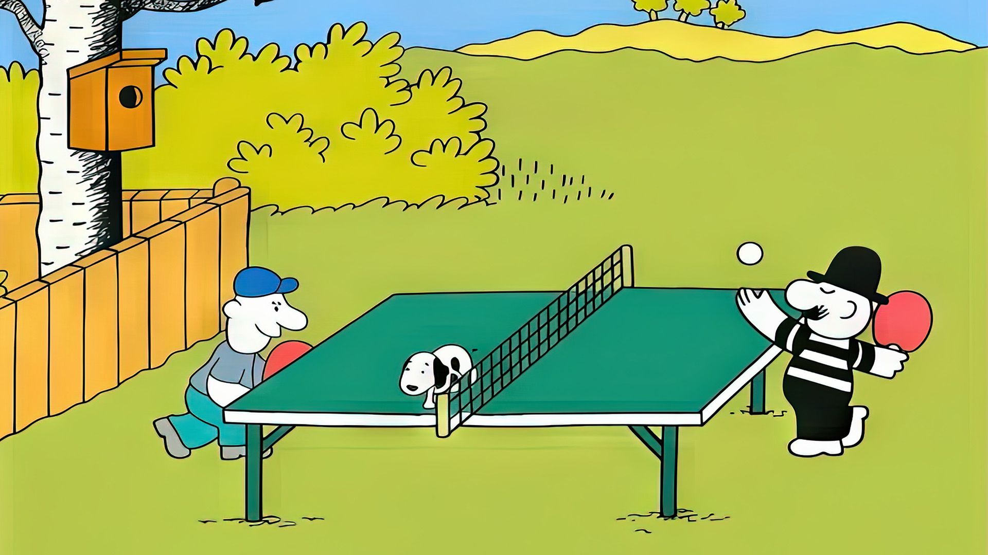Ping Pong im Frühling