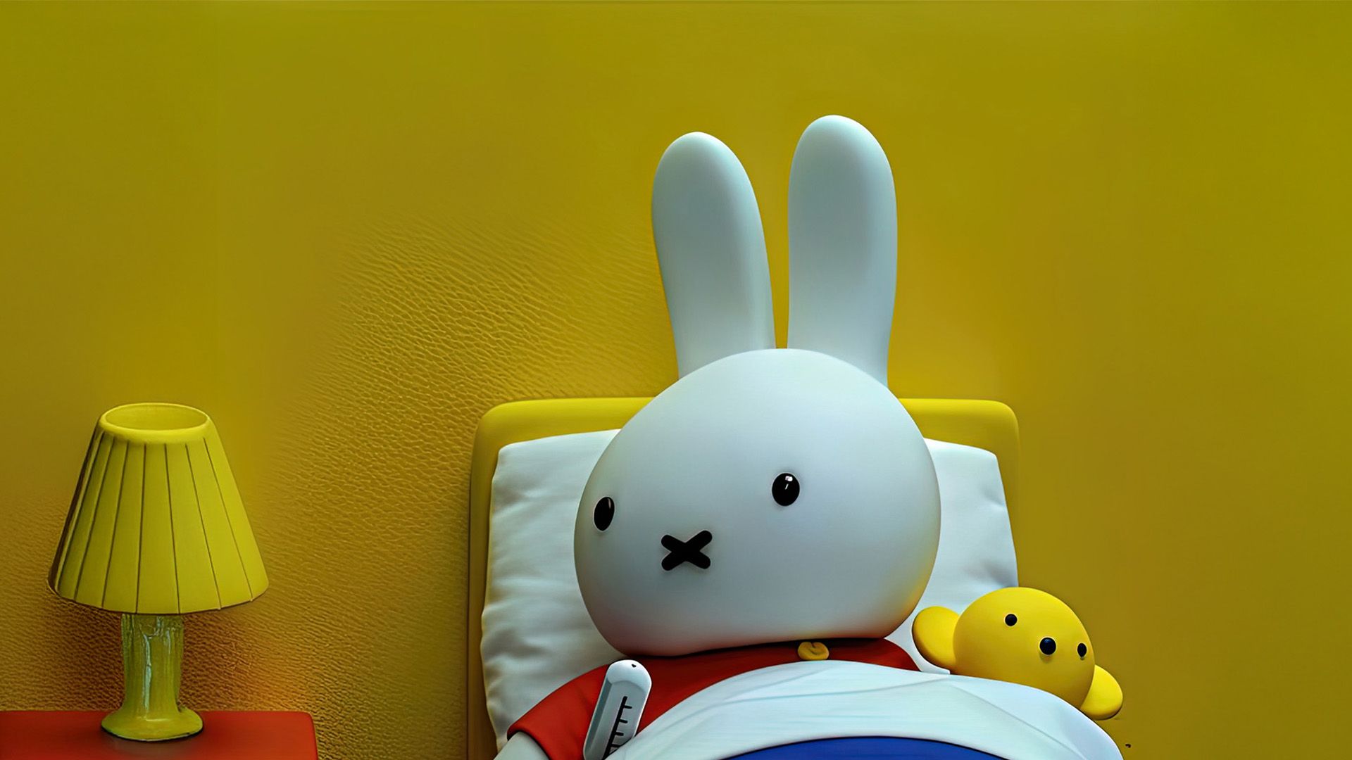 Miffy ist erkältet