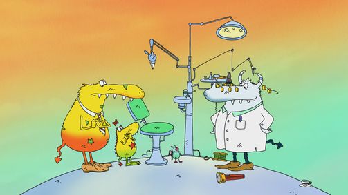 Molly Monster - die kleine Monsterin Molly Monster - die kleine Monsterin - Staffel 1 Folge 4: Molly beim Zahnarzt