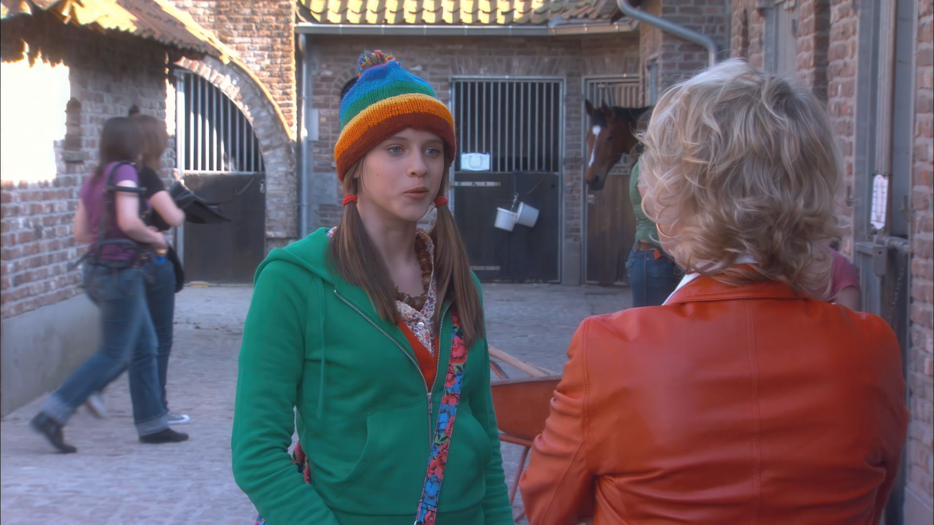 Pferde und Zicken-Girls