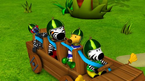 Zigby, das Zebra Zigby, das Zebra - Staffel 1 Folge 13: Zigby und die Seifenkiste