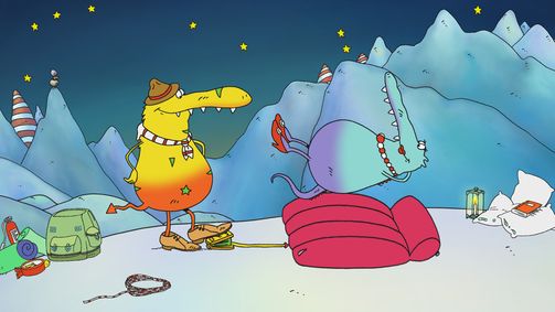 Molly Monster - die kleine Monsterin Molly Monster - die kleine Monsterin - Staffel 1 Folge 13: Eine Nacht im Garten