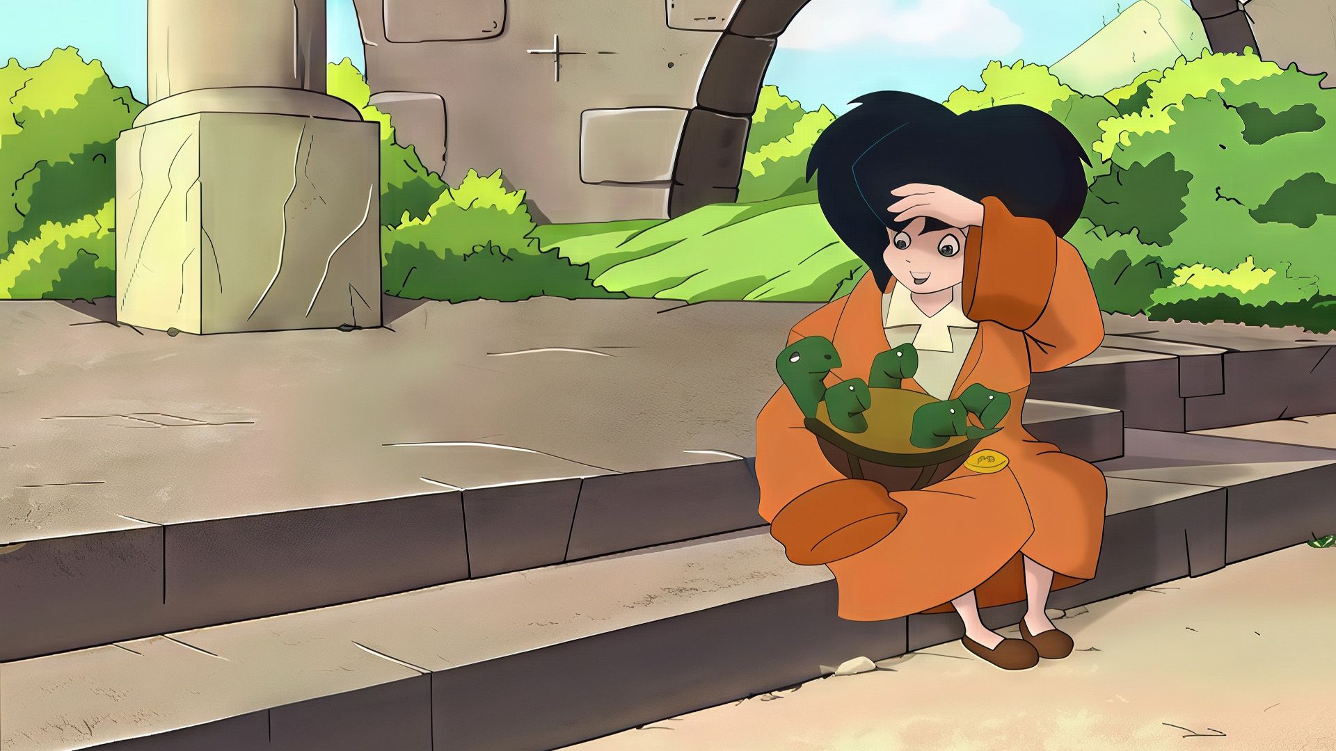 Momo und der graue Besucher