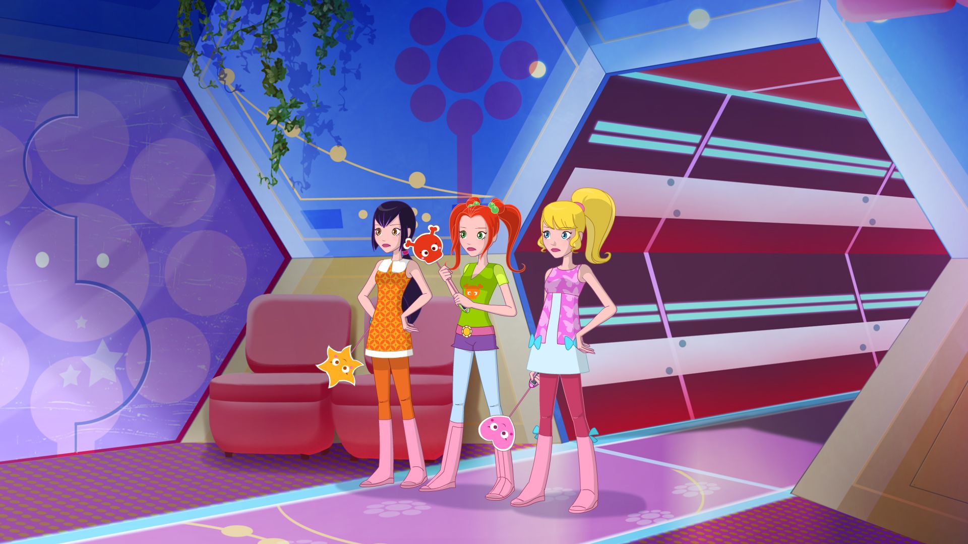 Drei Sterne im Weltall