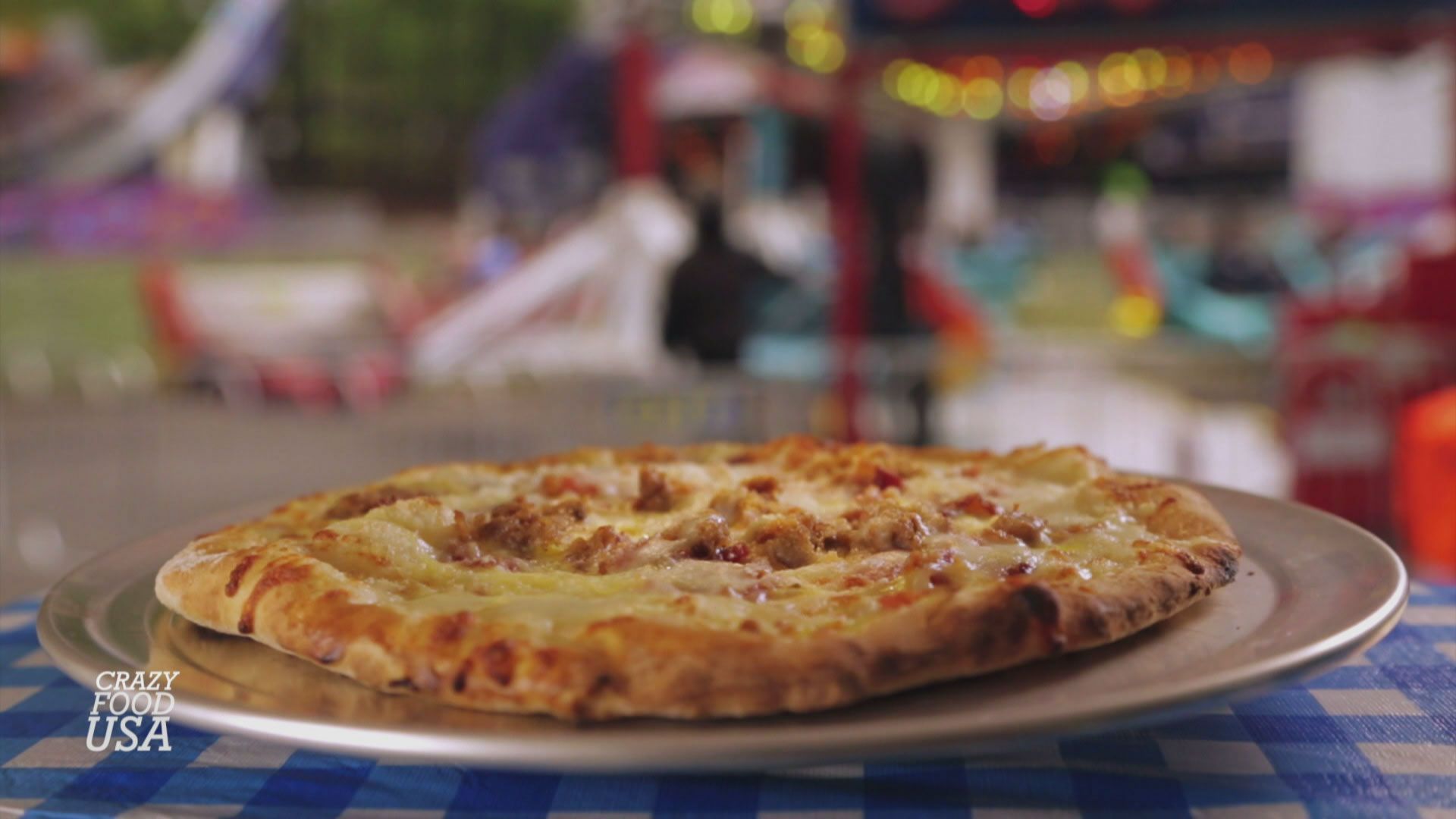 Leckere Frühstücks-Pizza