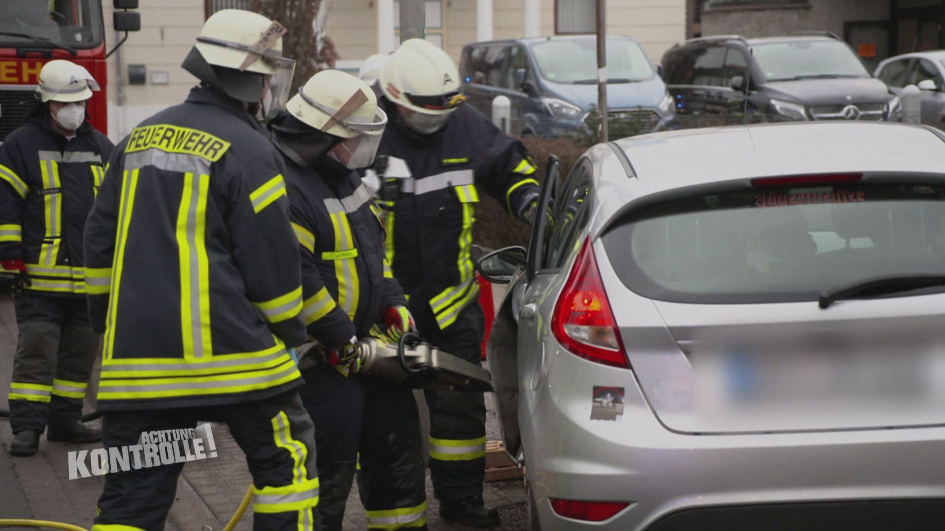 Großeinsatz Verkehrsunfall -  Polizei Bremervörde