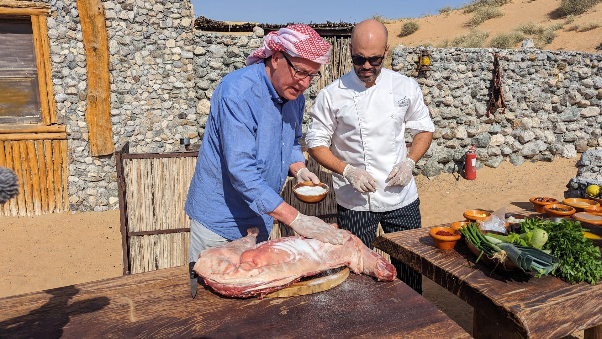 Wüsten-BBQ in den Emiraten
