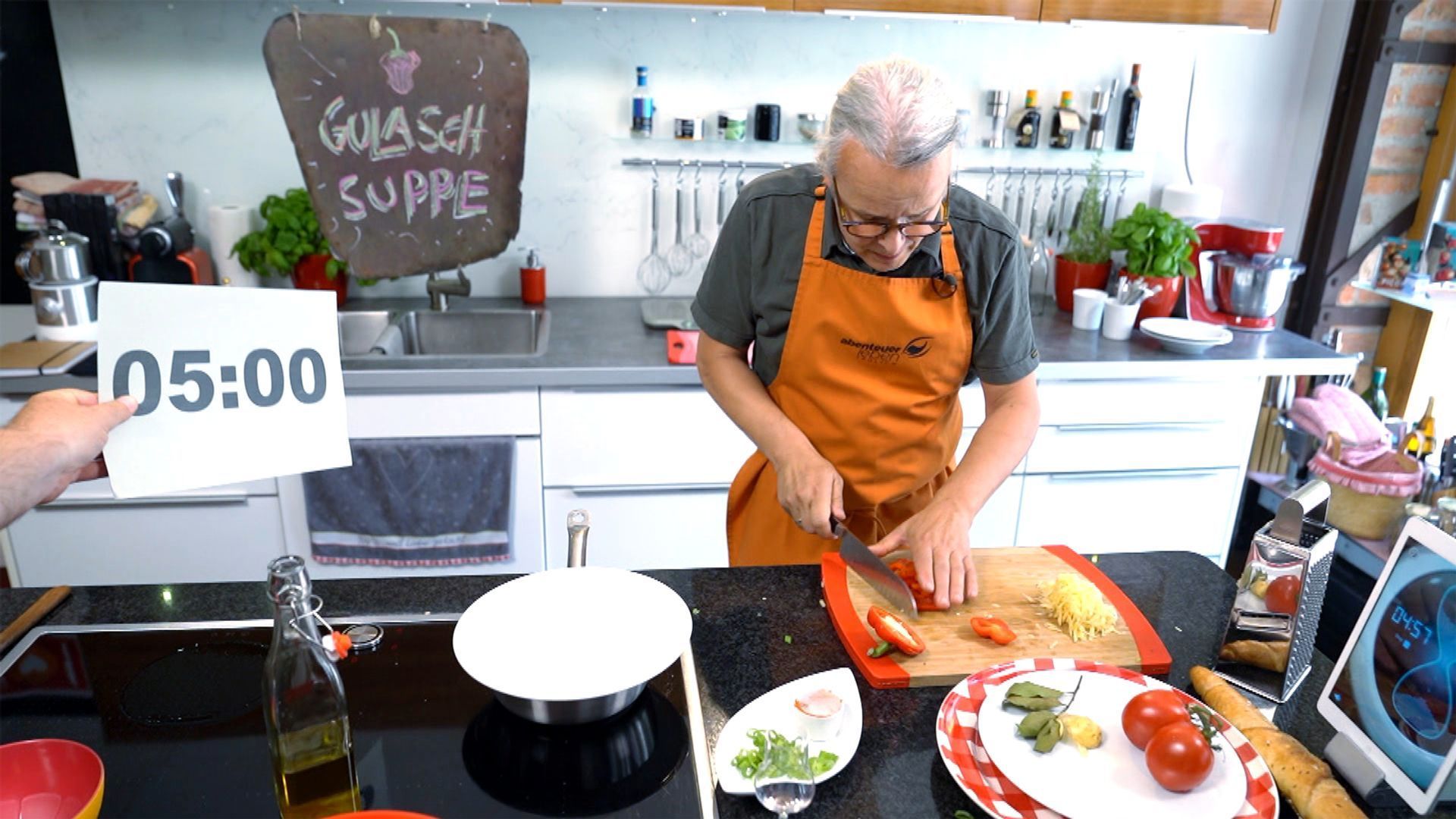 Thema u.a.: Echtzeitkochen Gulasch