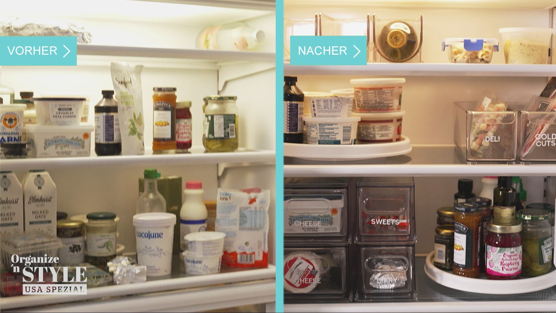 Endlich Ordnung im Kühlschrank