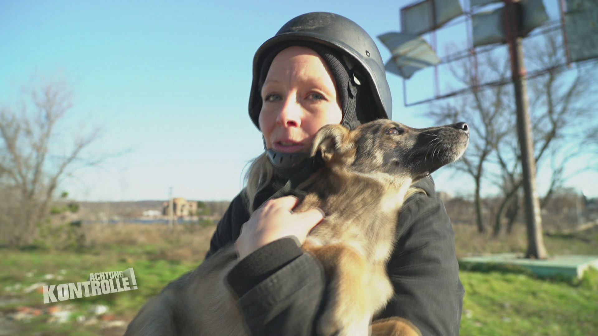 Tierrettung im Kriegsgebiet: Judith Pein in der Ukraine
