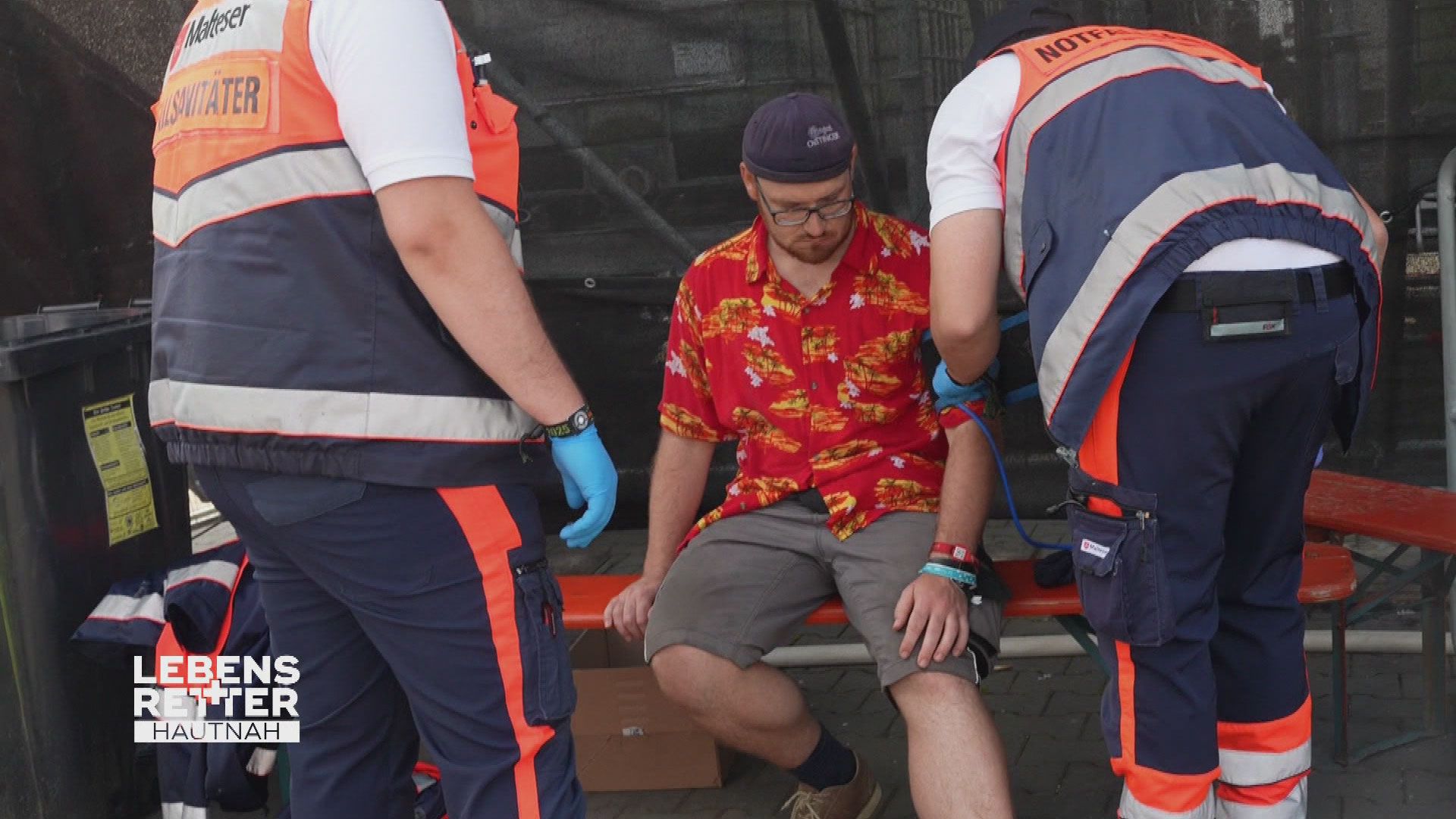 Einsatzgebiet Summerbreeze: Im Moshpit umgeknickt