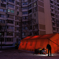 Kiew nach Russen-Angriffen ohne Strom