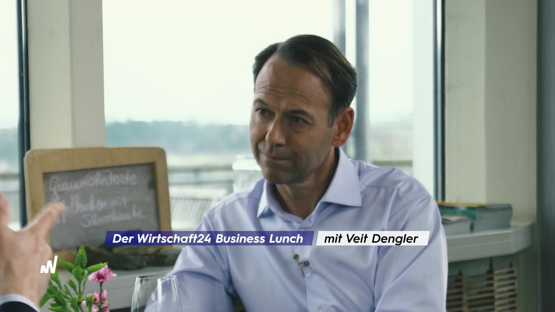 Der Wirtschaft 24 Business Lunch mit Veit Dengler