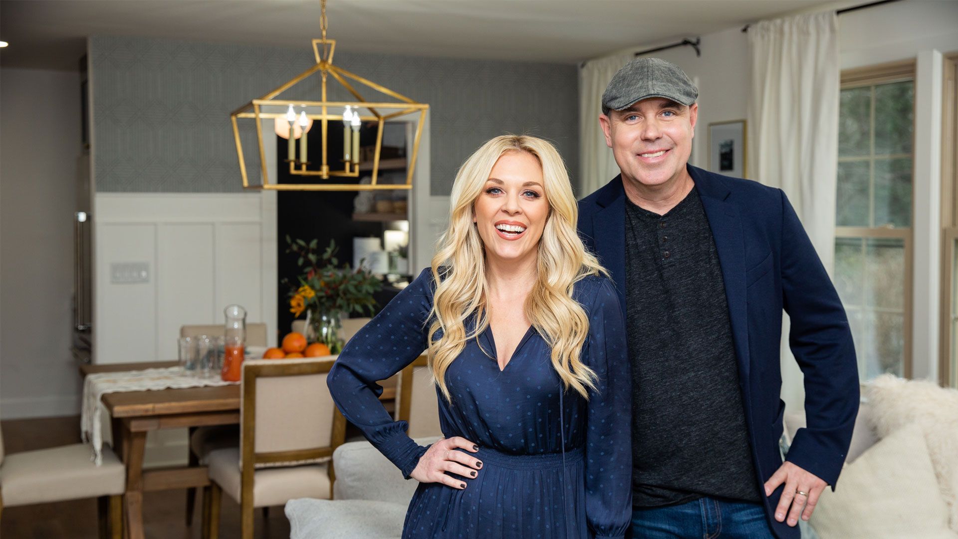 Ein Ranchhaus mit Durchblick