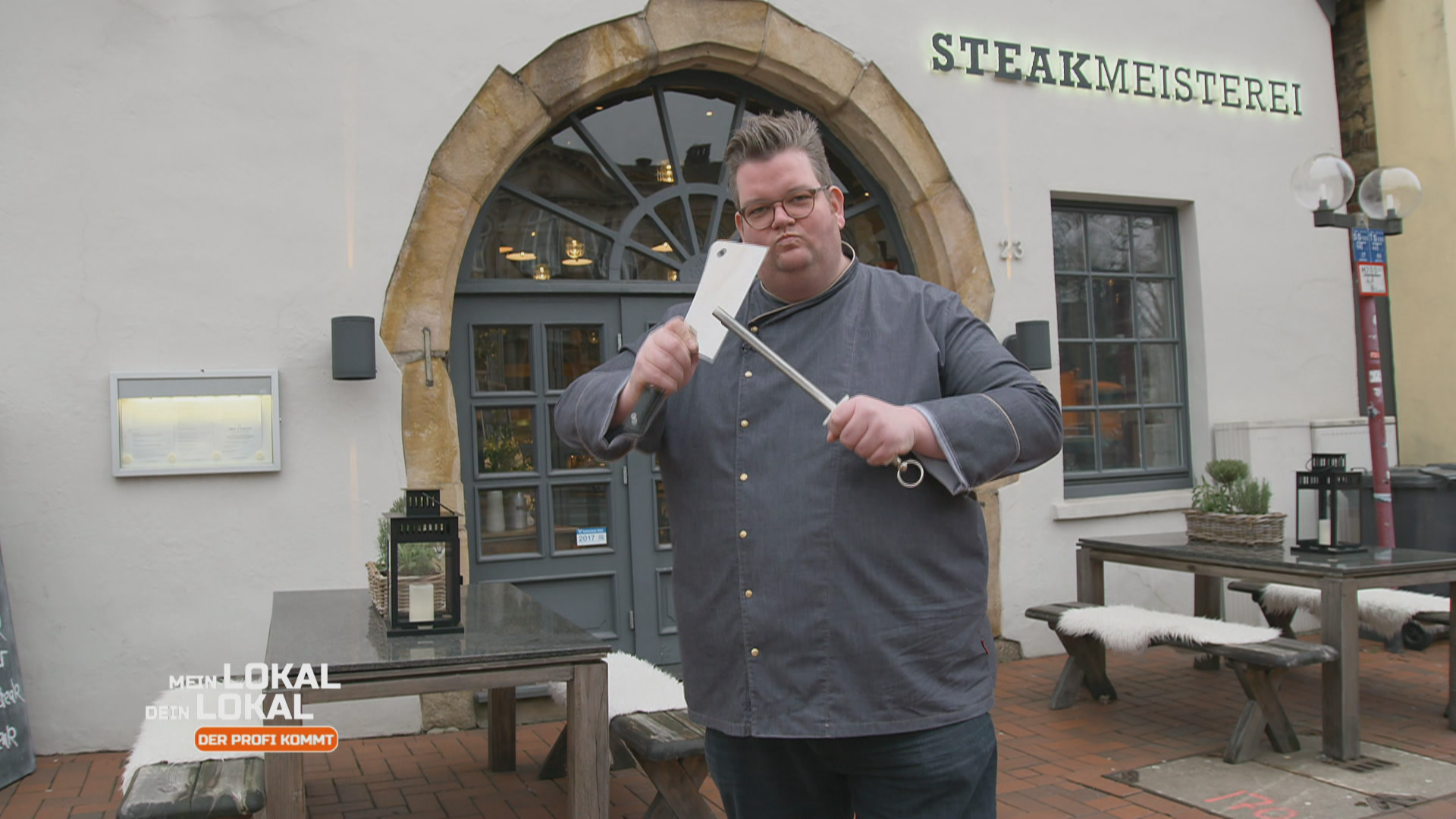 Heute geht's heiß her in der "Steakmeisterei"