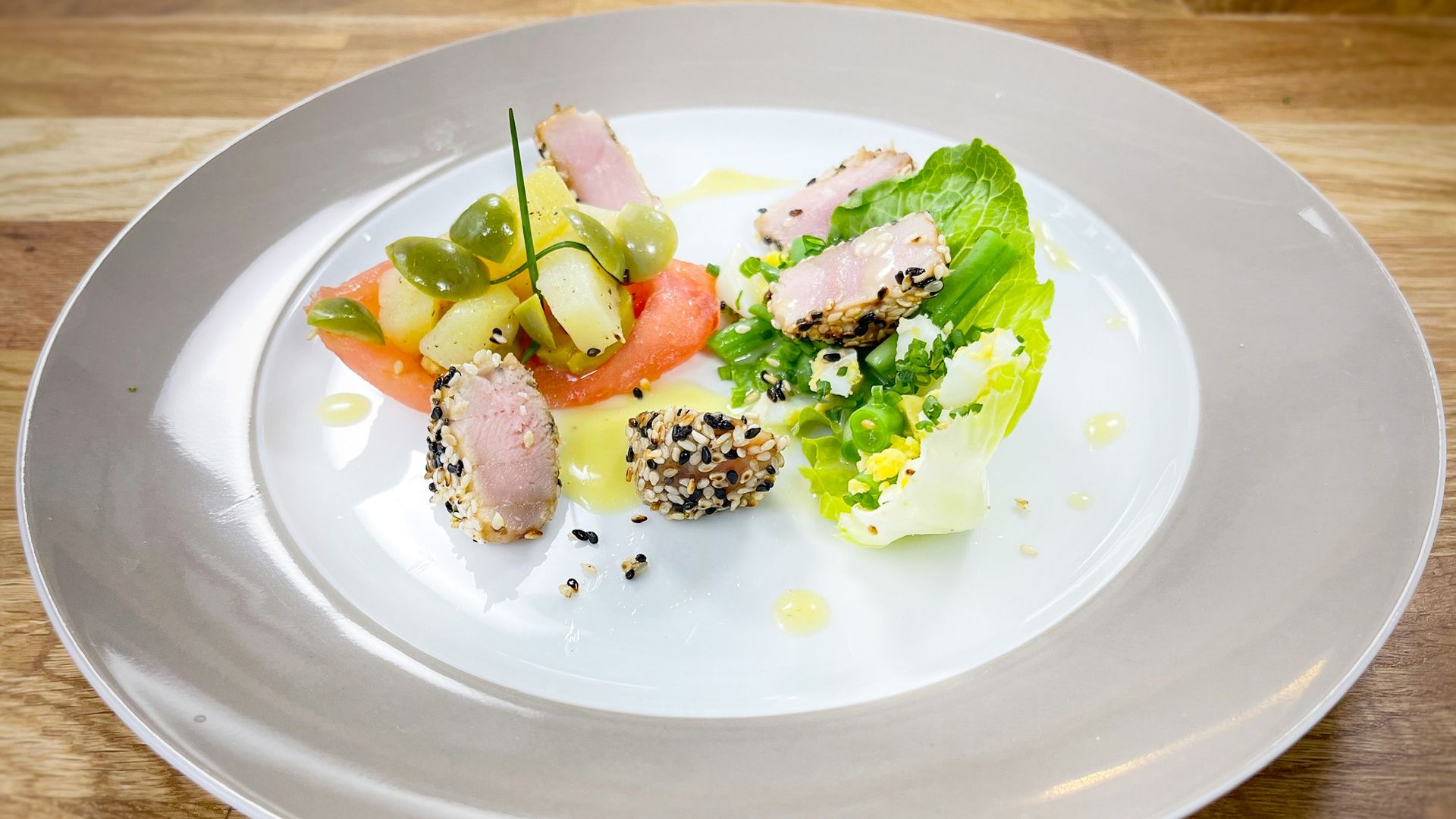 Moderner Nizza-Salat