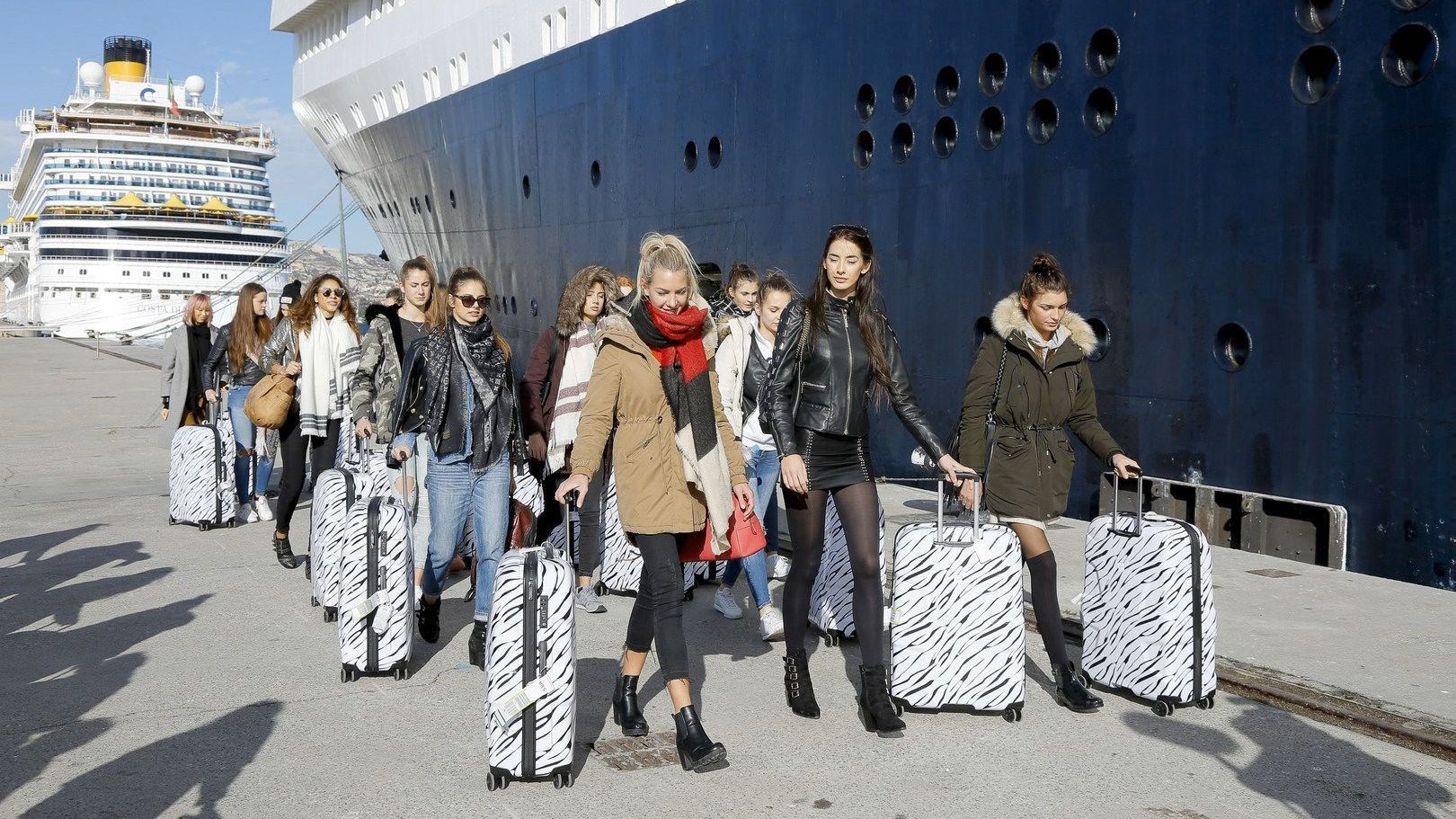 Die Topmodel-Cruise beginnt!