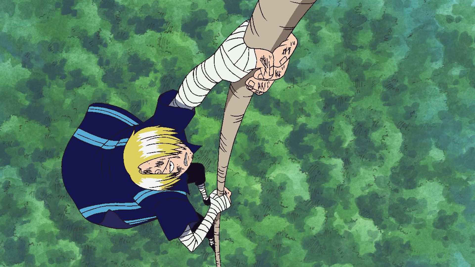 Ruffy stürzt ab