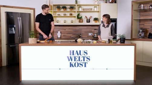 Hausweltskost Hausweltskost - Staffel 1 Folge 2: Staffel 1 Folge 2: Hausweltskost mit Theresa und Gerhard Dragschitz/Motion Cooking 