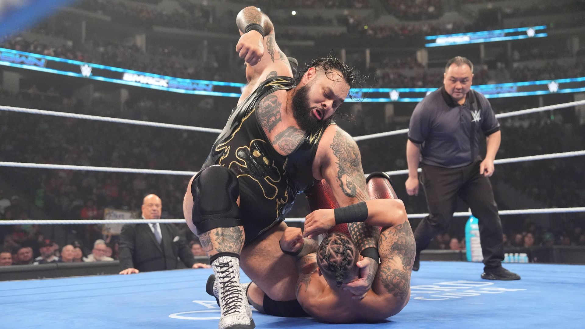 Carmelo Hayes und Bronson Reed eskalieren im "The Last Time is Now Tournament"