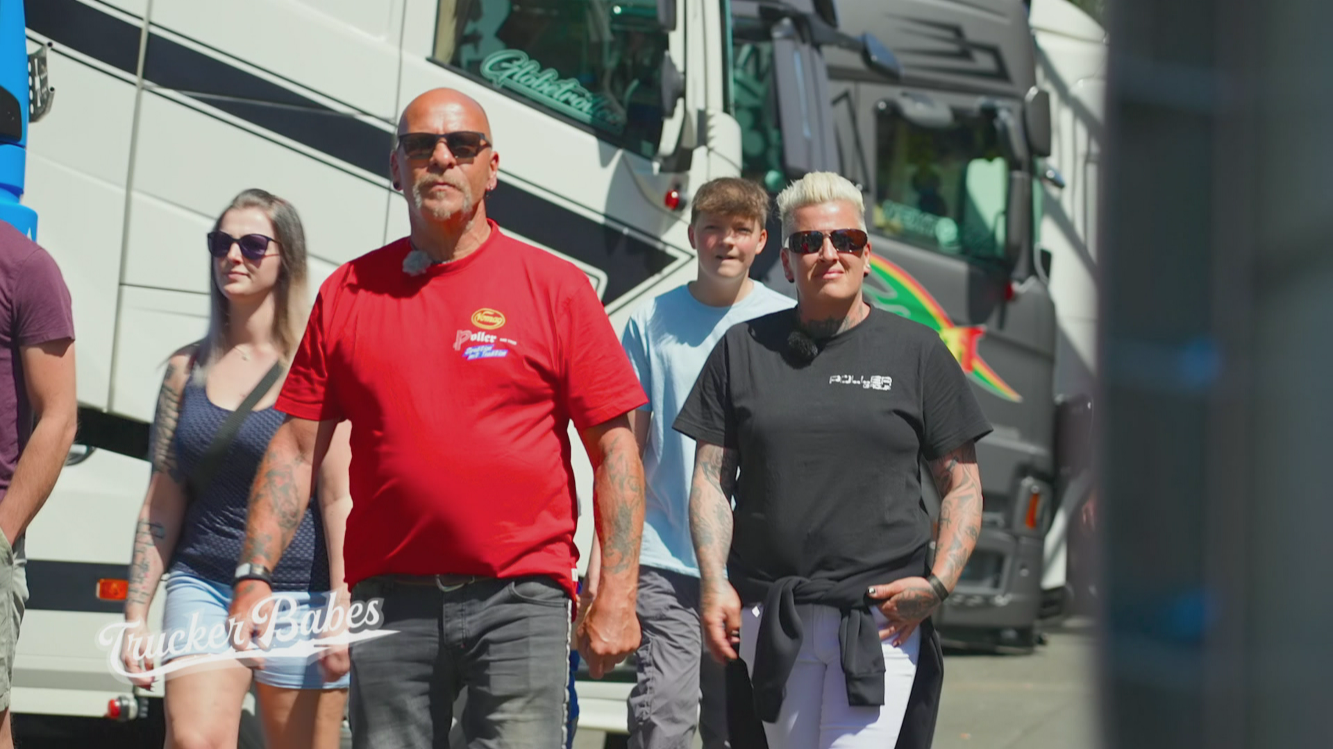 Wiedersehen mit alten Freunden - Jana auf dem Trucker Festival