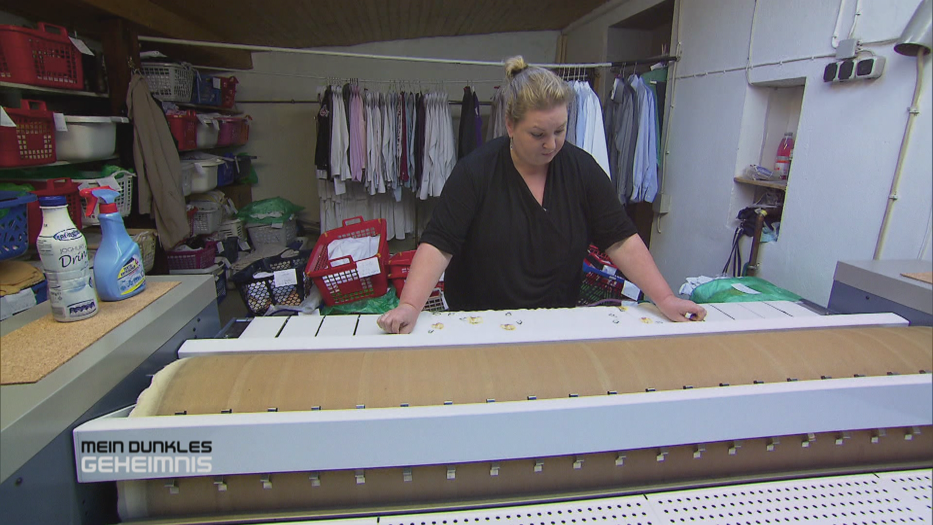 Erpressung an der Heißmangel