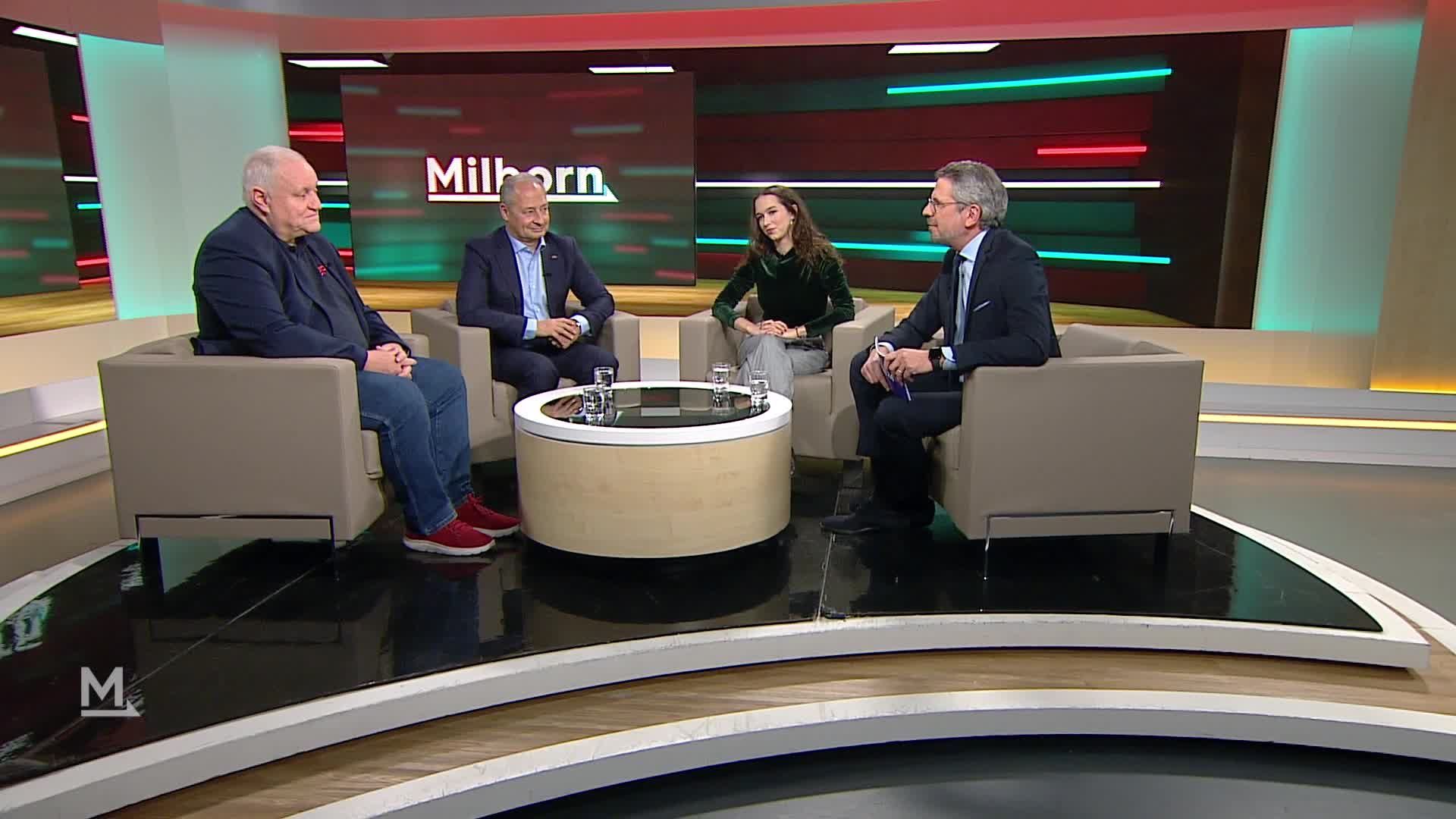 Karl Dürtscher, Andreas Schieder und Lena Schilling im Interview bei Milborn
