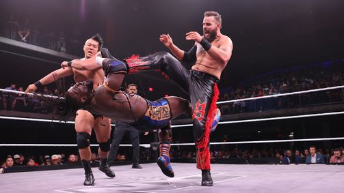 Triple Threat Match: Oba Femi tritt an gegen Josh Briggs und Yoshiki Inamura