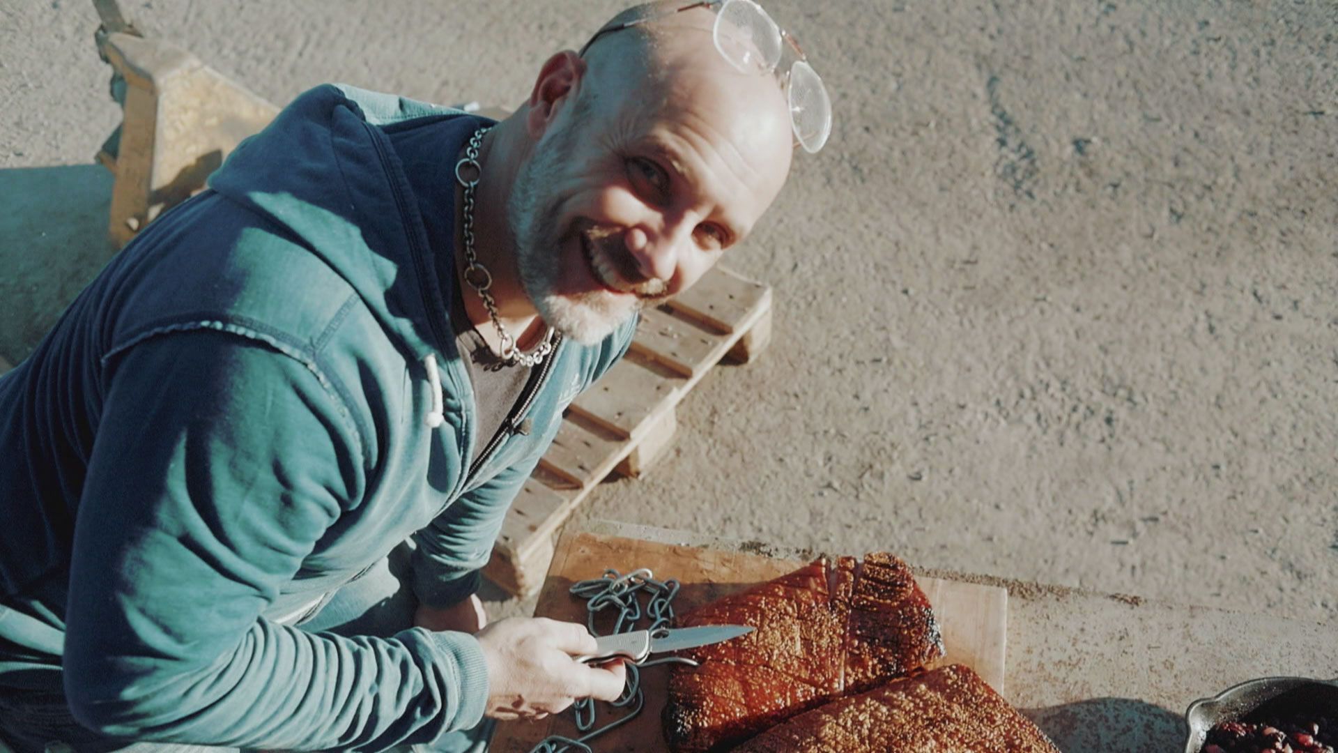 Speck mit Bohnen in Bönigen