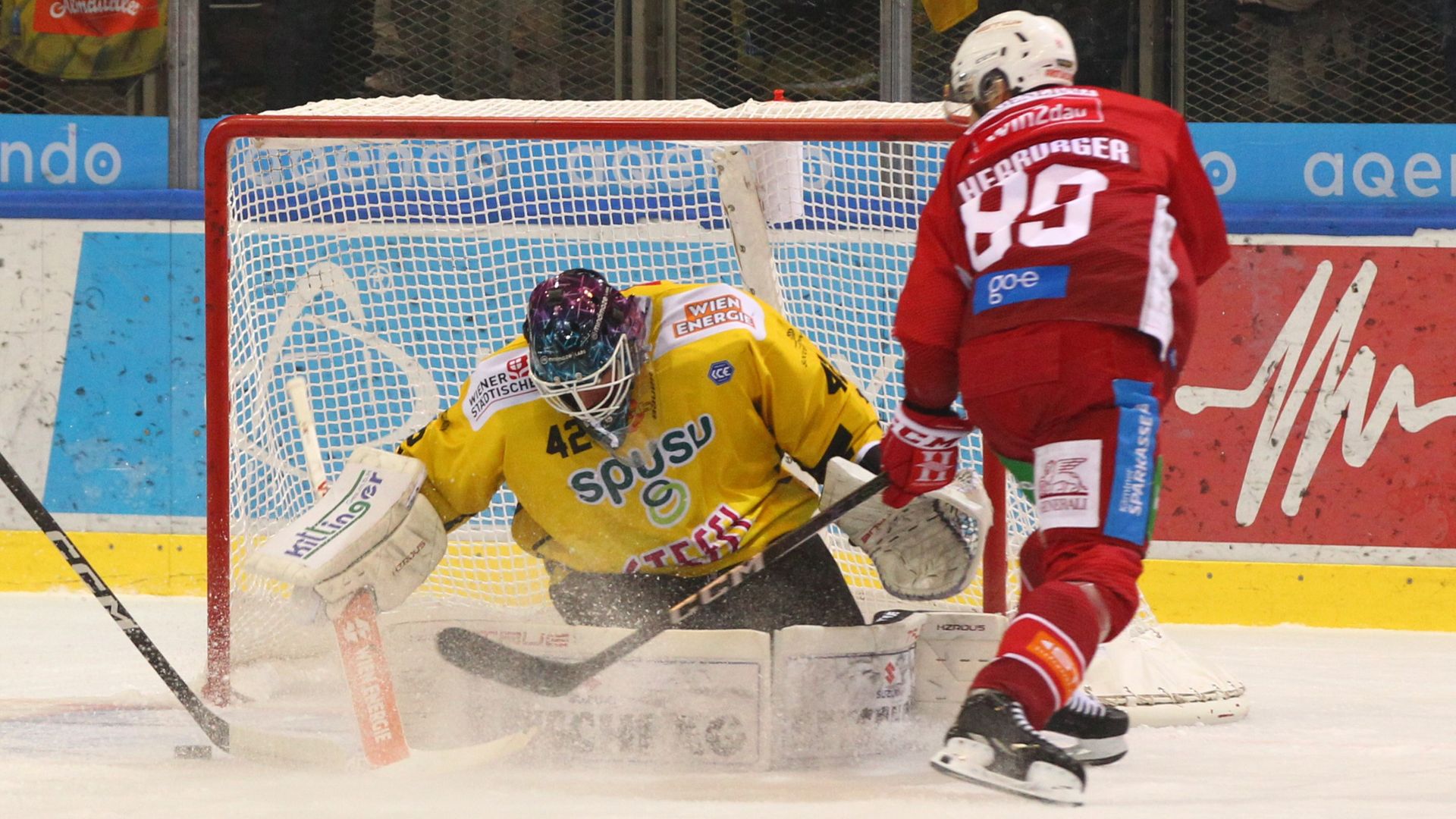 Capitals - KAC: Spiel in voller Länge | ICE Hockey League | 01.01.2025