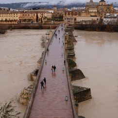 Überflutungen im spanischen Andalusien