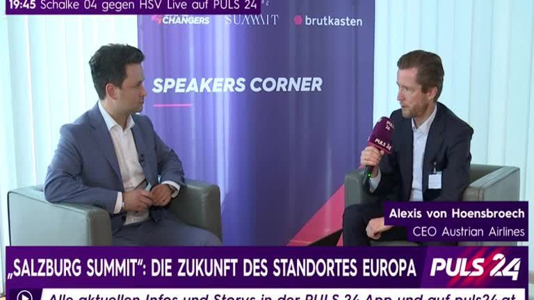 Salzburg Summit Talk mit Alexis von Hoensbroech