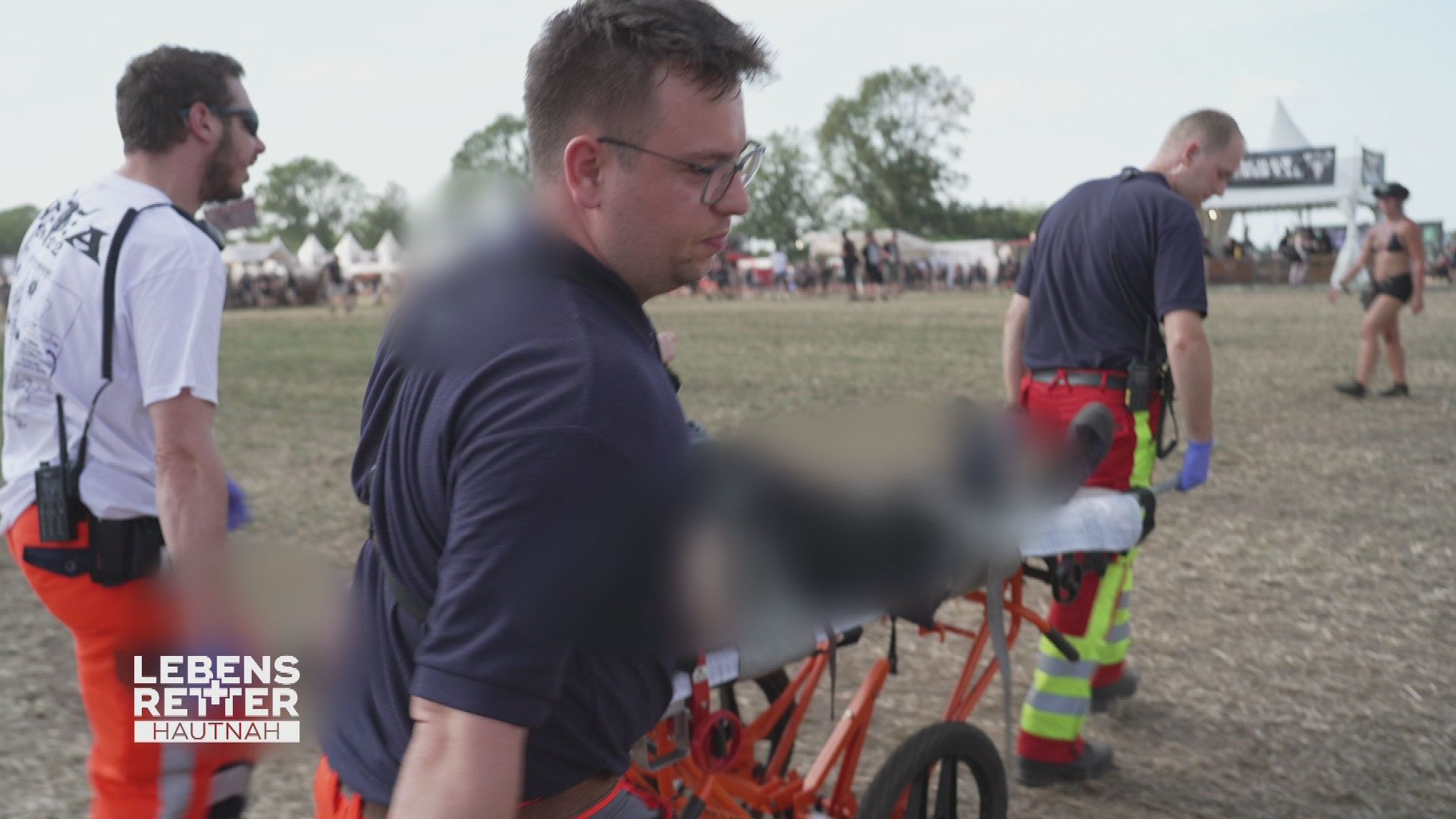 Einsatzgebiet Wacken: Ohnmächtiger Mann