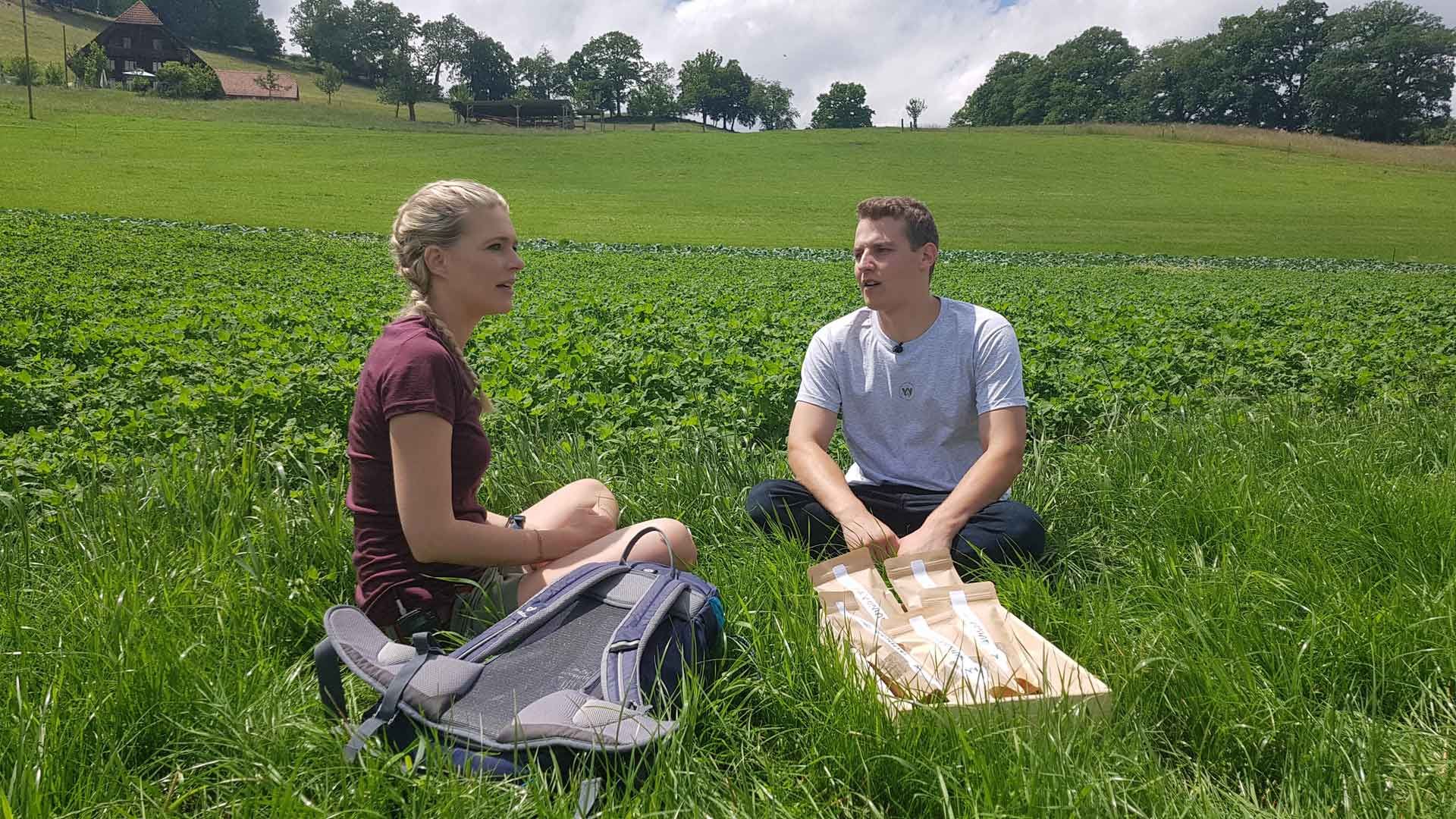 Quinoa-Anbau und Ziegen im Naturpark Gantrisch