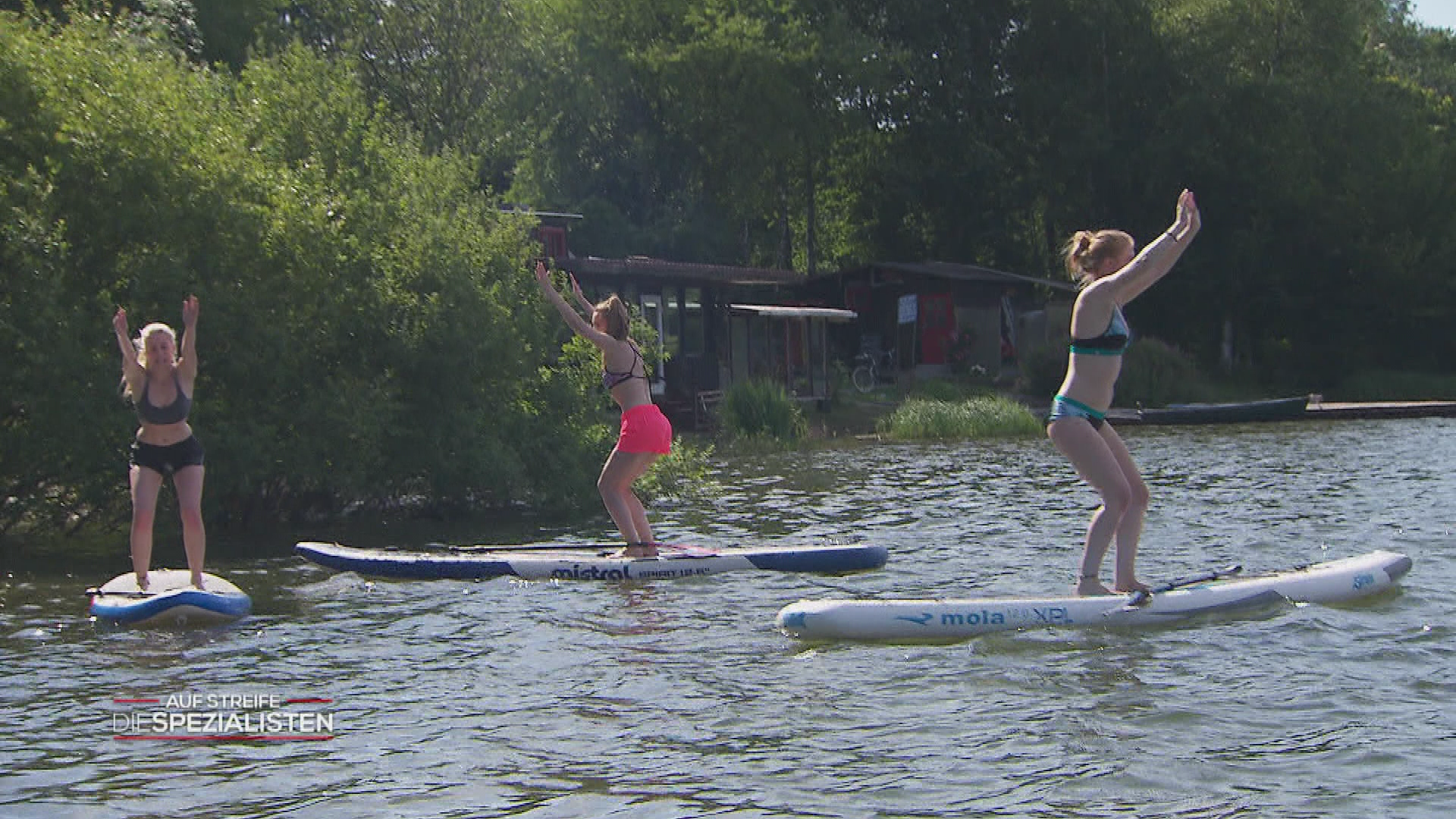 Petri Heil den SUP-Yogis