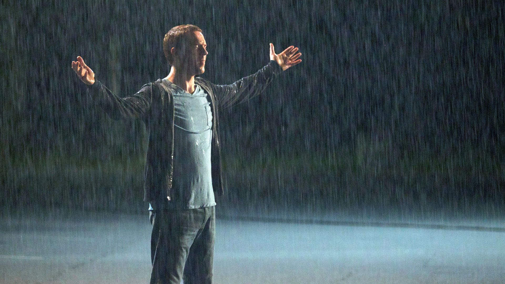 Allein im Regen