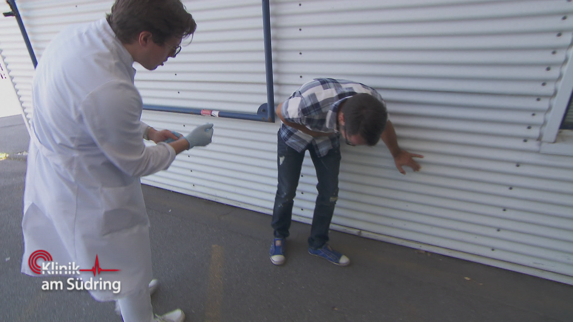 Eine Lieferung für die Klinik