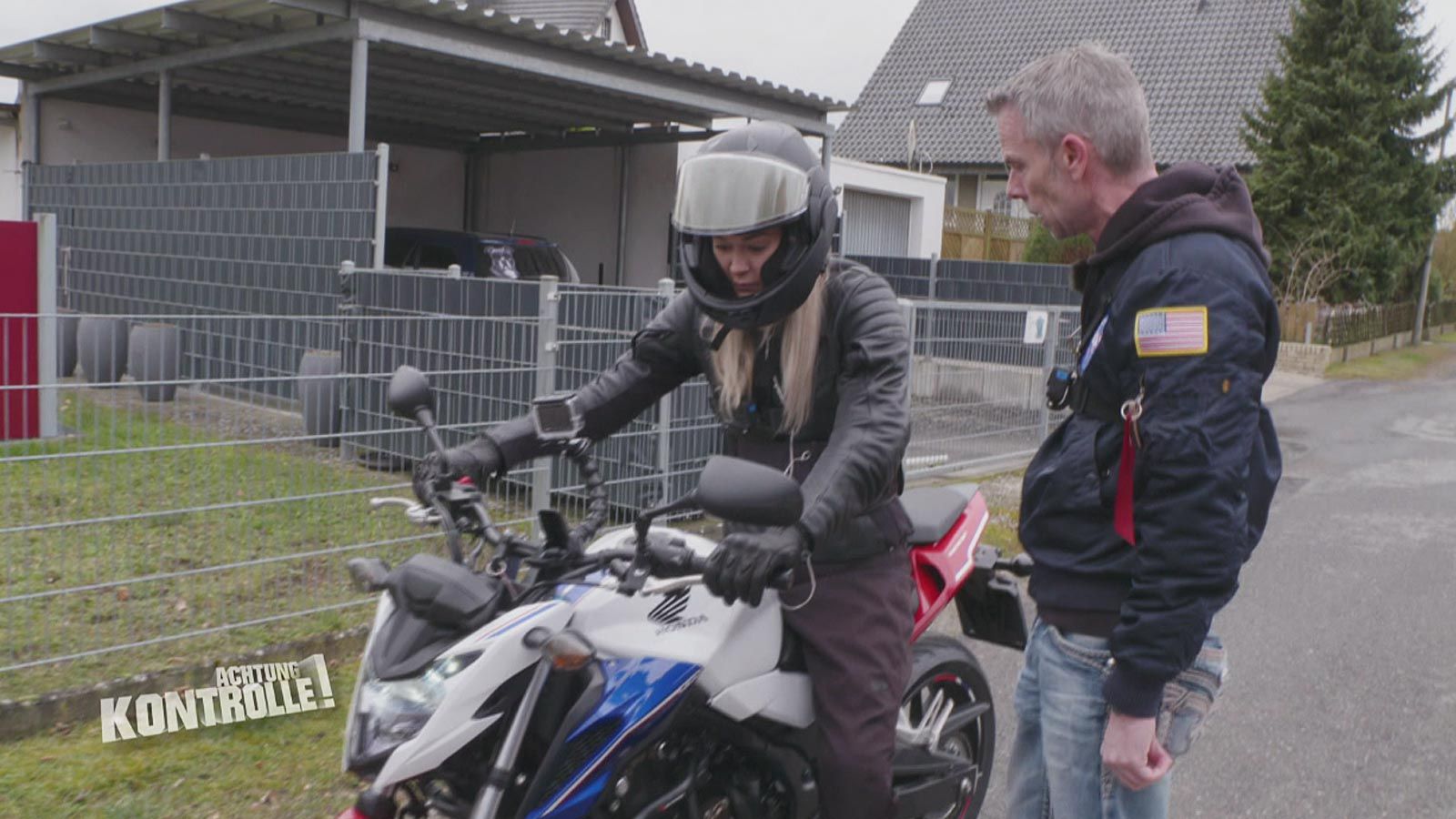 Thema u. a.: Erste Motorrad-Fahrstunde