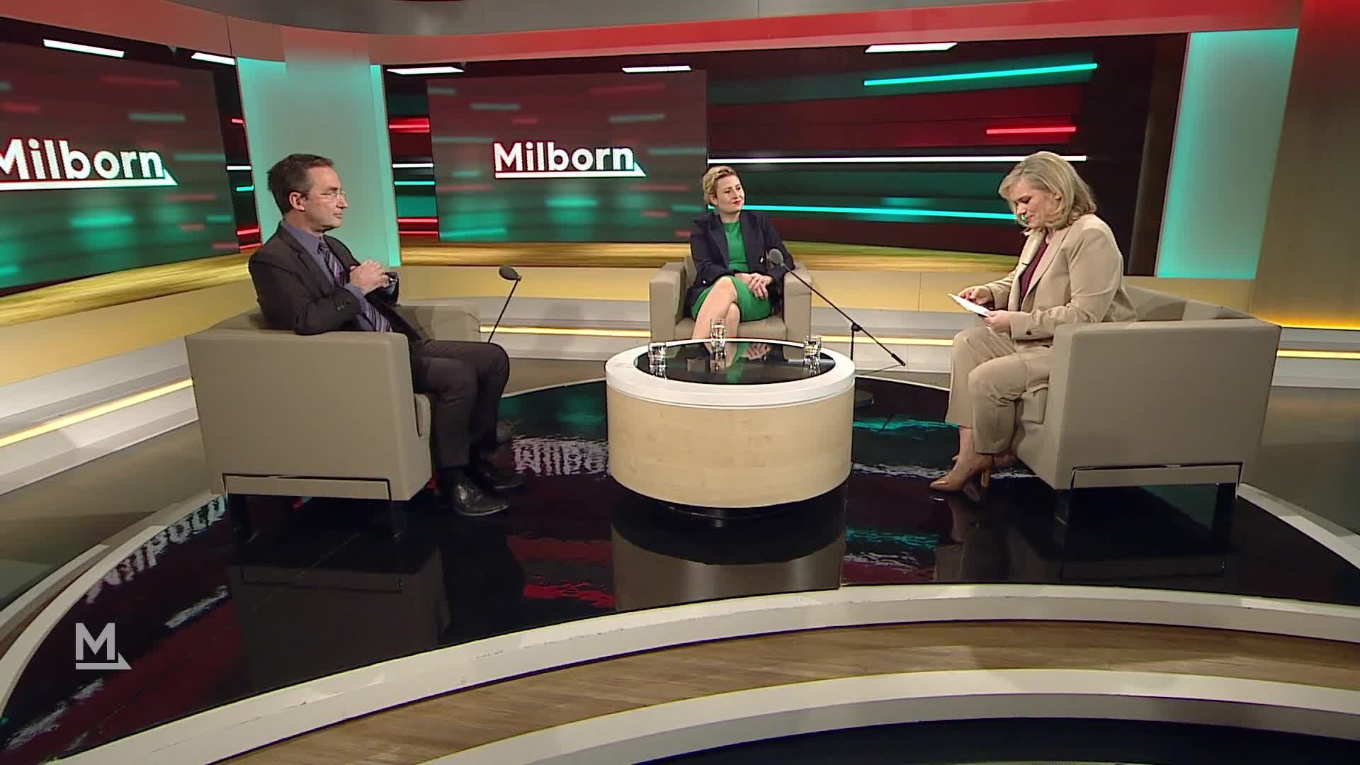 Ministerin Raab und Wiens Polizeipräsident Pürstl im Interview bei Milborn