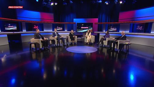 Pro und Contra Pro & Contra - PULS 4 News-Talk - 2022 - rechtefrei  Folge 14: Pro und Contra: Österreichs Mission im Ukraine-Krieg – Neutraler Vermittler oder parteiischer Unterhändler?