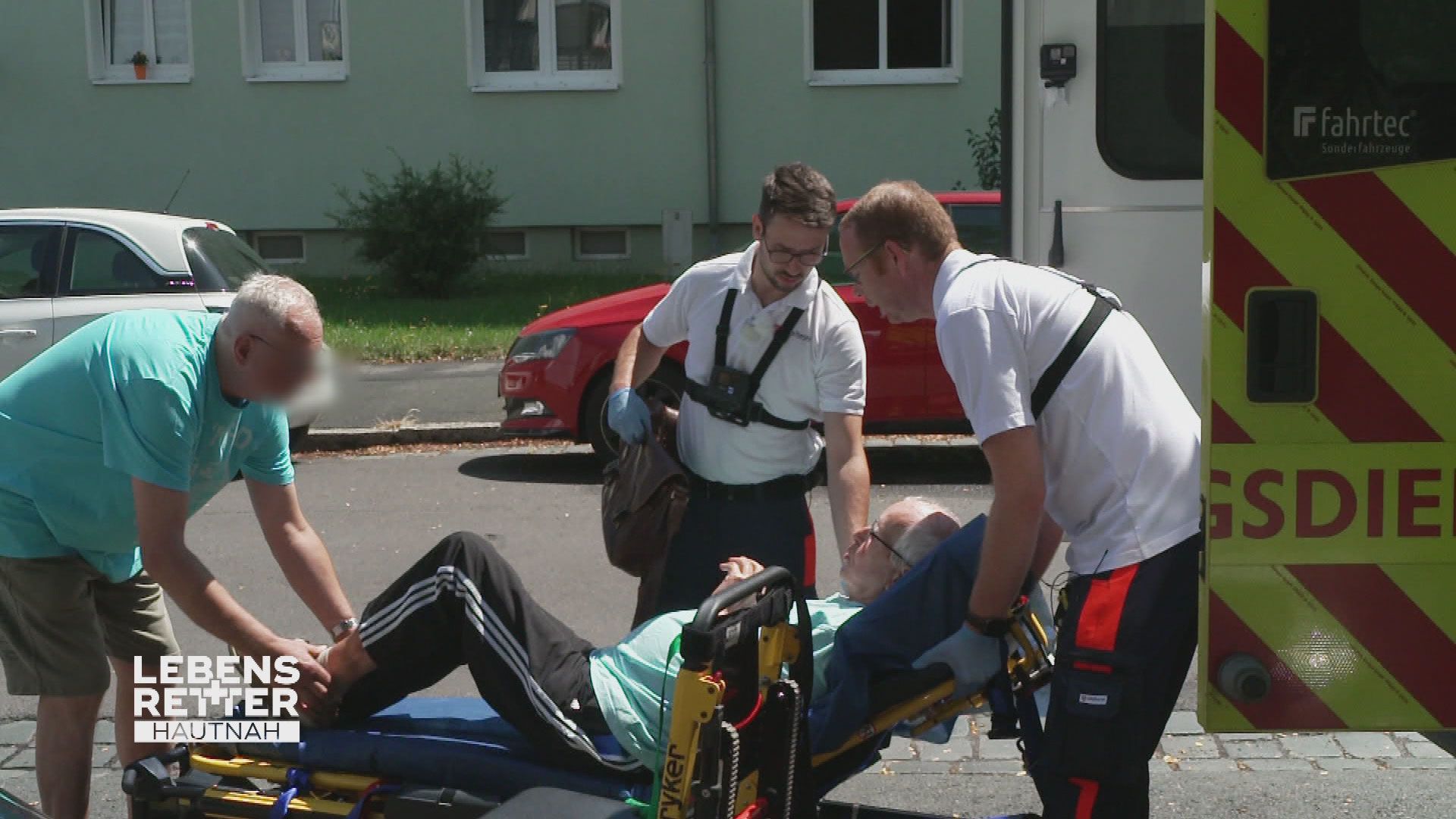 Einsatzgebiet Dresden: Schmerzen nach einem Sturz