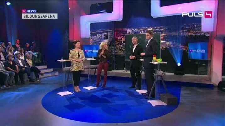 PULS 4 News Bildungsarena vom 15.06.2015