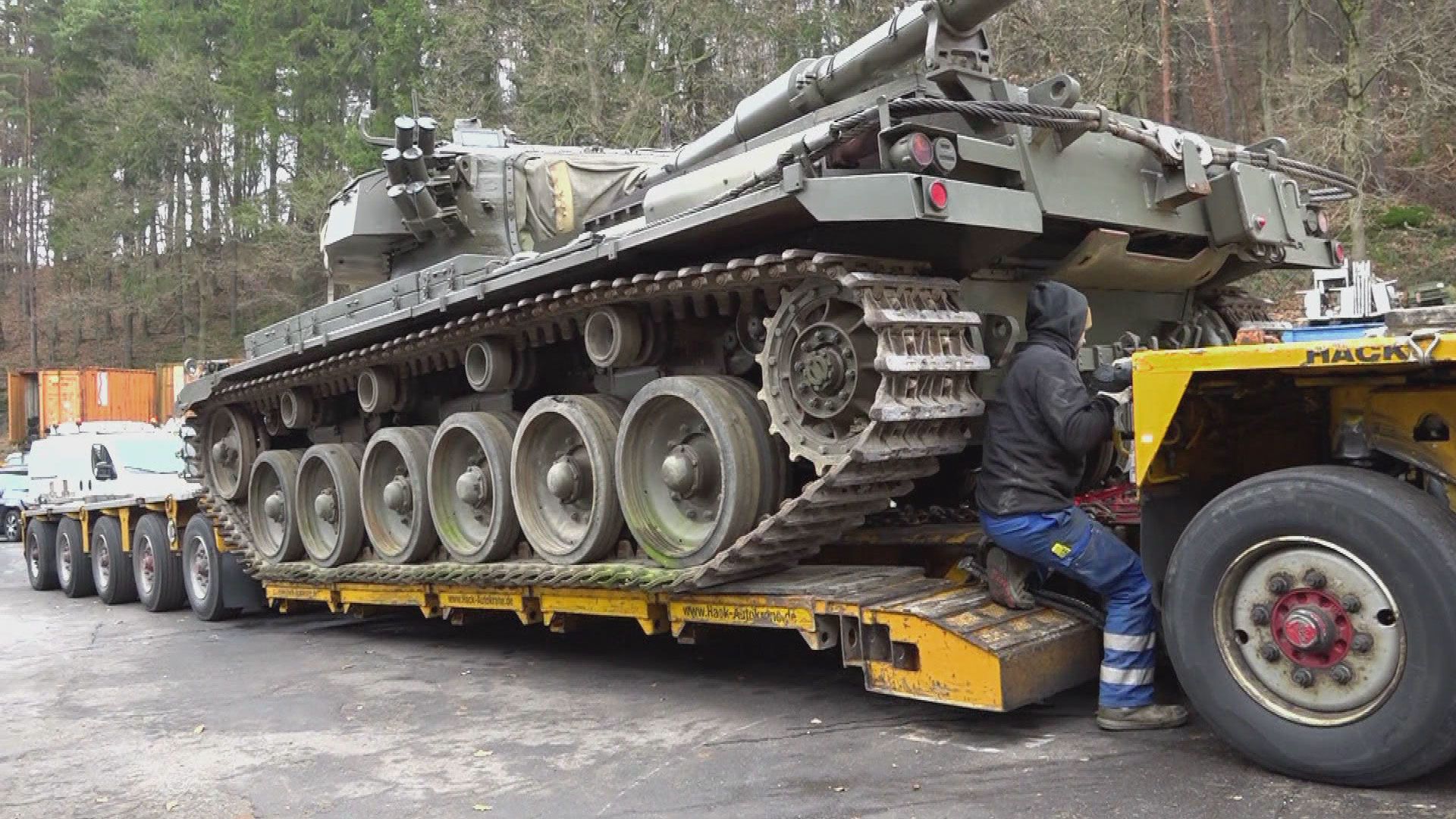 Ein Panzer für den Garten